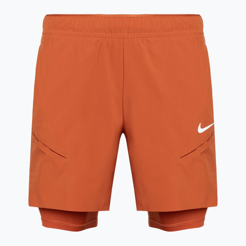 Pantaloncini da tennis Nike Court Dri-Fit Slam rust factor/pink quartz/white Uomo