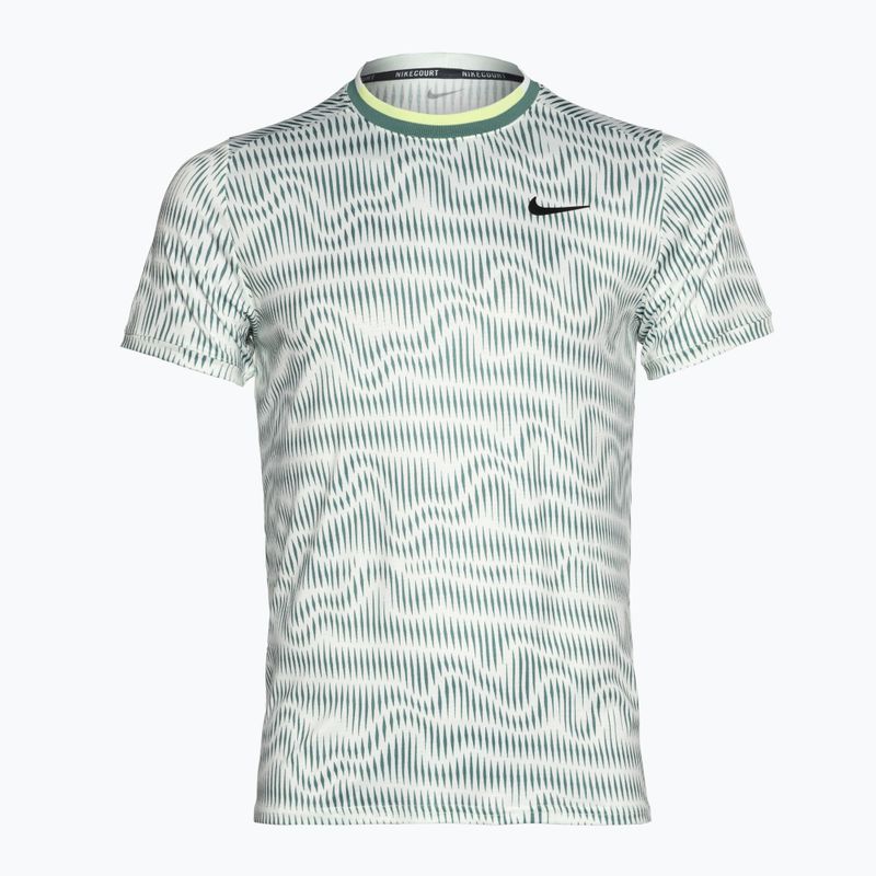 Maglietta da tennis Nike Court Dri-Fit Advantage 2 da uomo, colore verde/bicoastal/nero