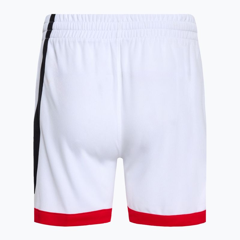 Pantaloncini da allenamento Nike Dri-Fit Multi+ da bambino bianco/nero/rosso university 2