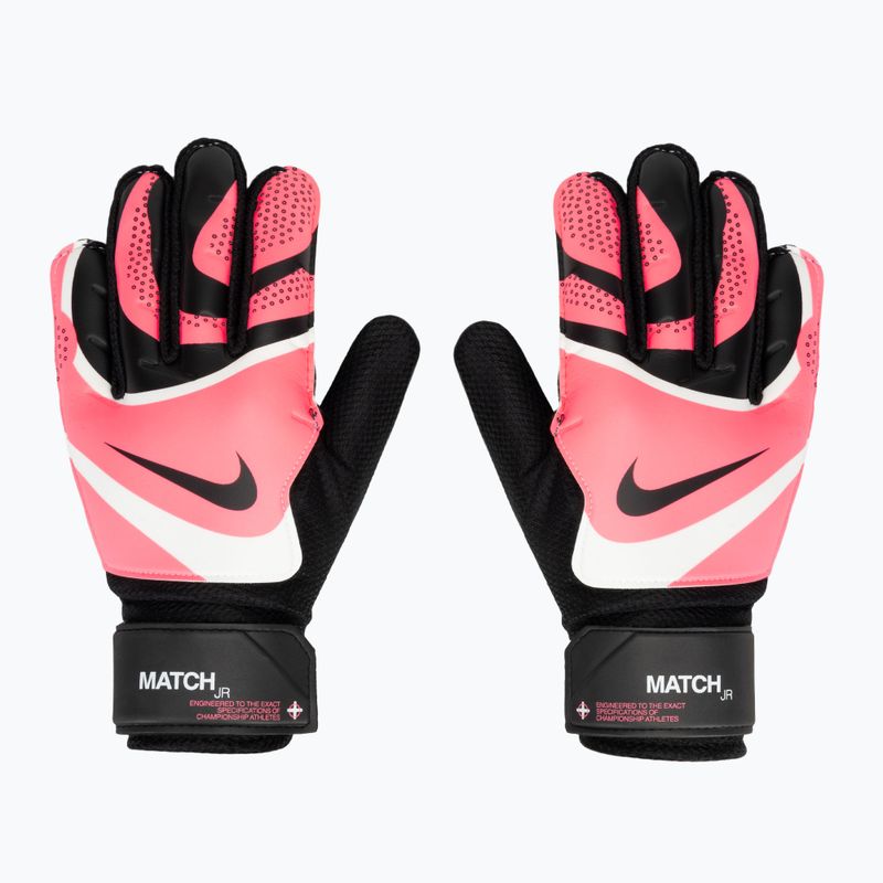 Guanti da portiere Nike Match nero/sunset pulse per bambini