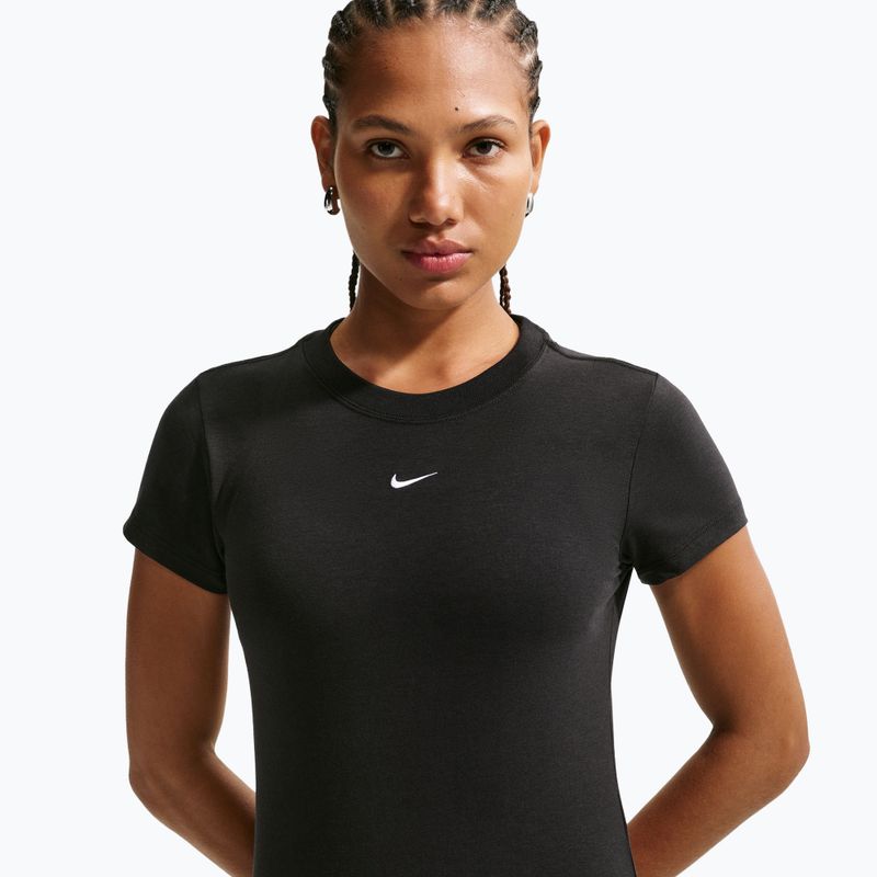 Maglietta da donna Nike Sportswear Chill Knit black/white 4