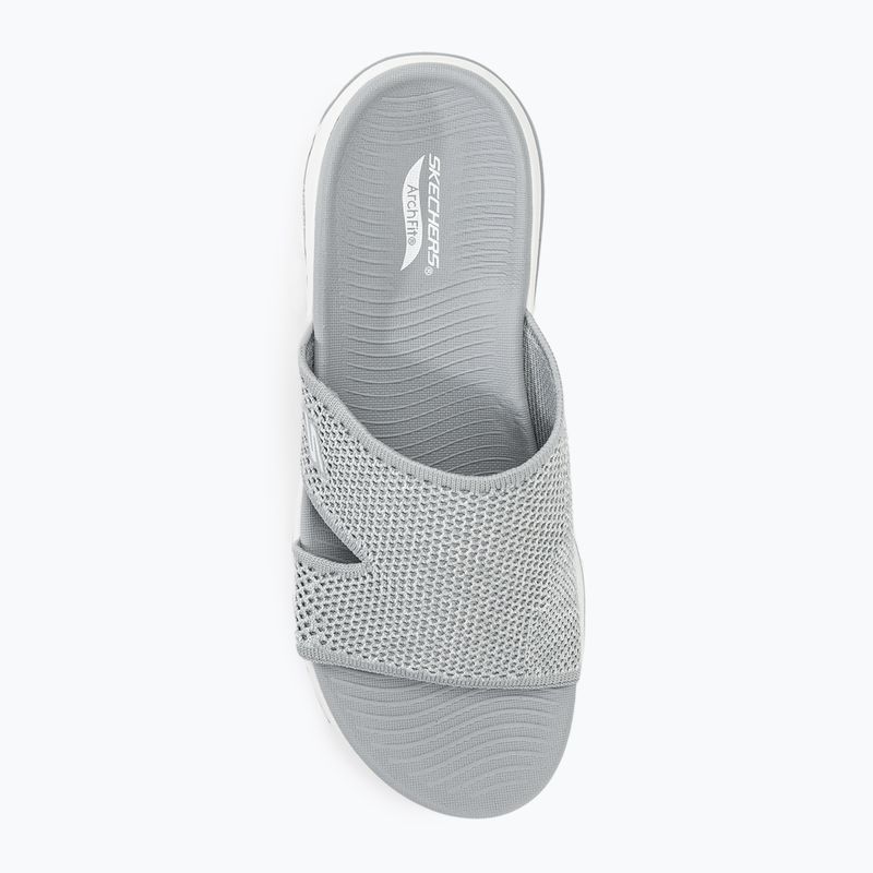 SKECHERS Go Walk Arch Fit Sandal Joyful grigio donna 5