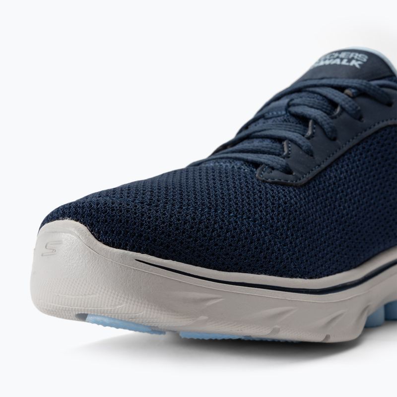 Scarpe SKECHERS Go Walk 7 Clear Path donna navy/bianco/blu chiaro 9