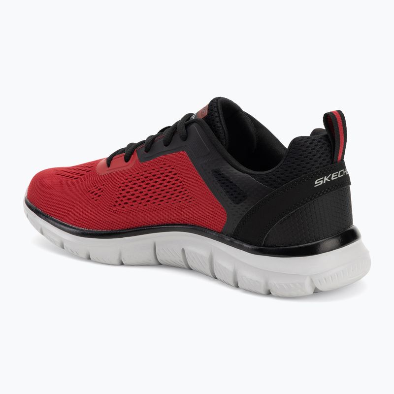 Scarpe da uomo SKECHERS Track Broader rosso 3