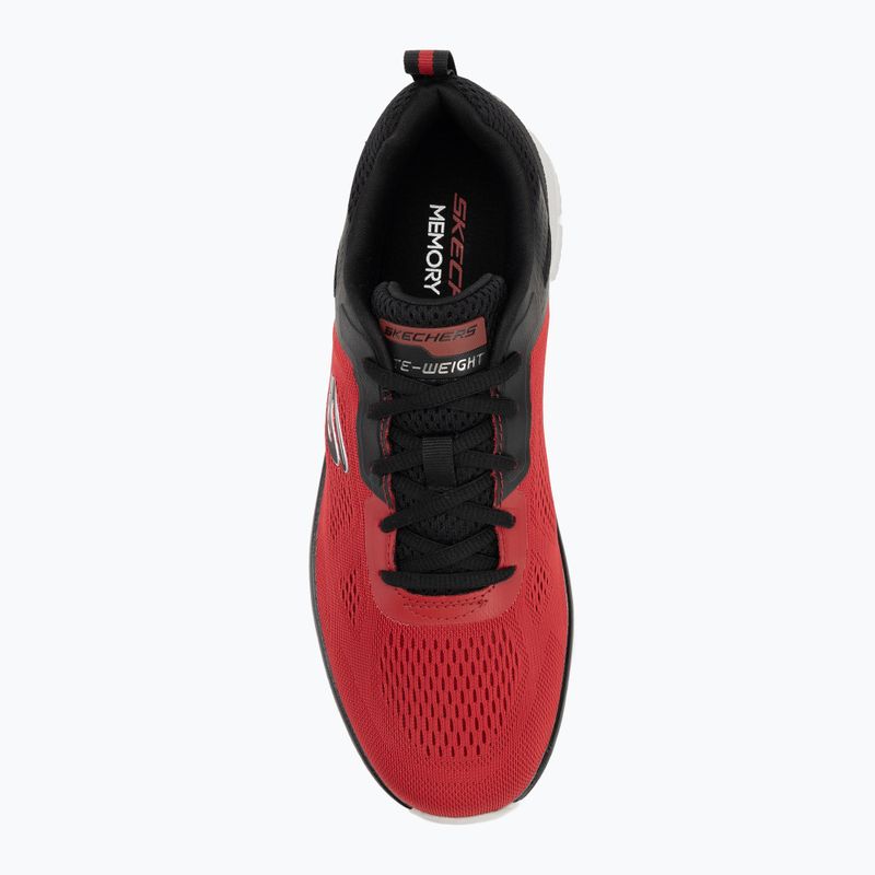 Scarpe da uomo SKECHERS Track Broader rosso 5