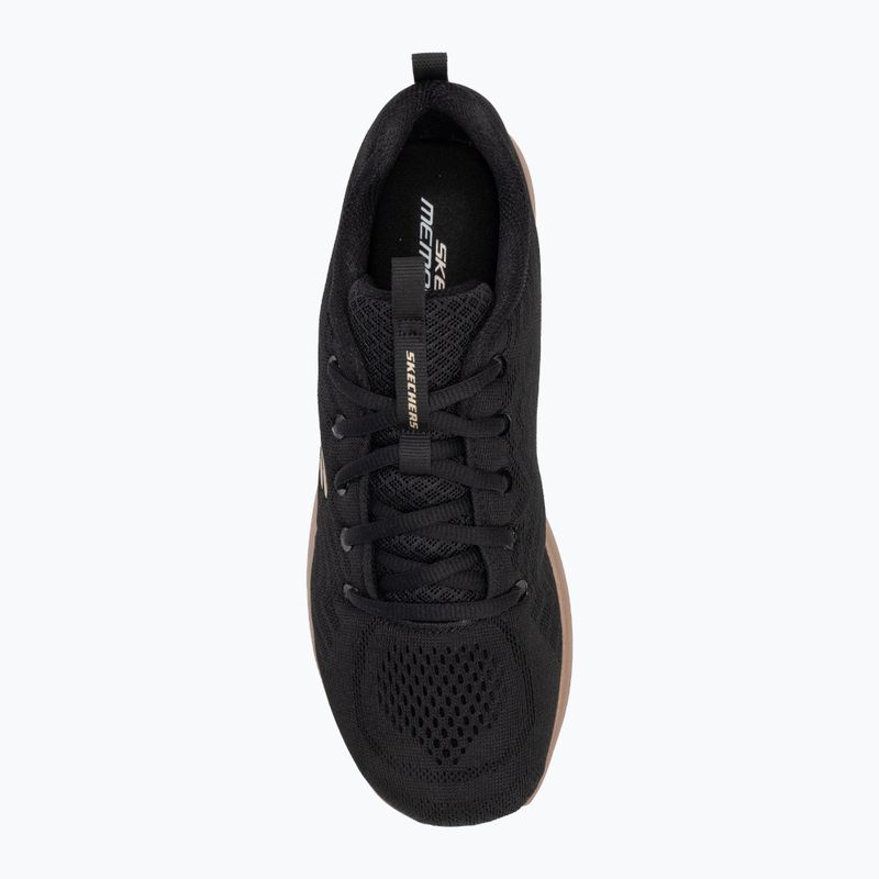 SKECHERS Graceful Get Connected nero/oro scarpe da donna 5