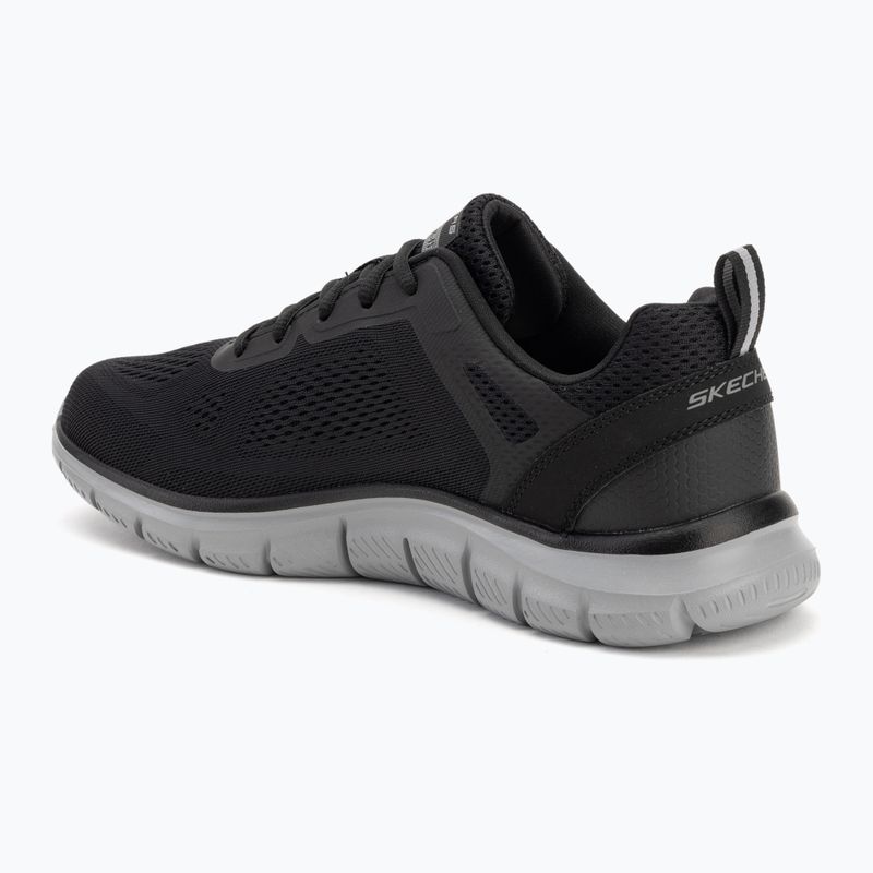 SKECHERS Track Broader scarpe da uomo nero/carbonio 3