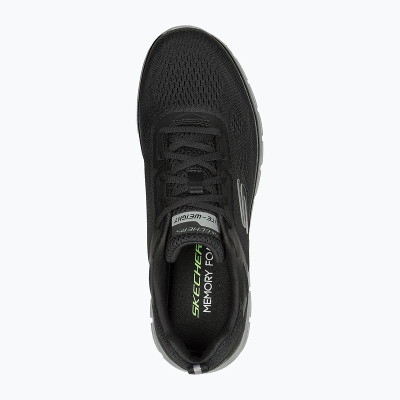 SKECHERS Track Broader scarpe da uomo nero/carbonio 5
