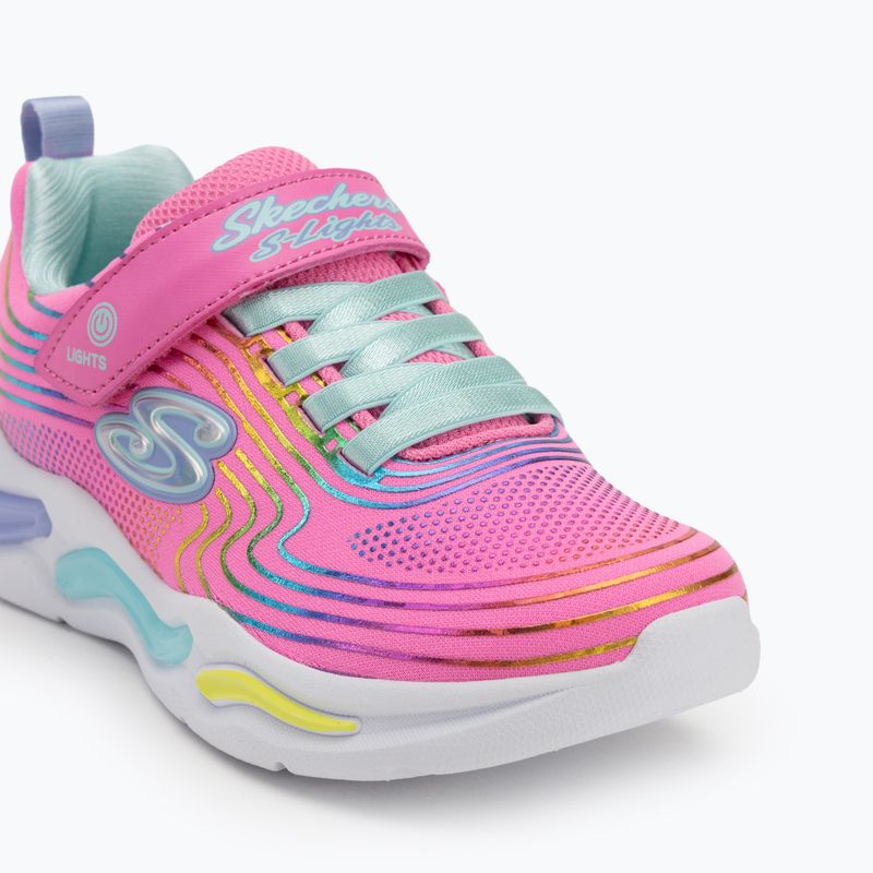 SKECHERS scarpe da bambino S-Lights Wavy Beams rosa/multi 7