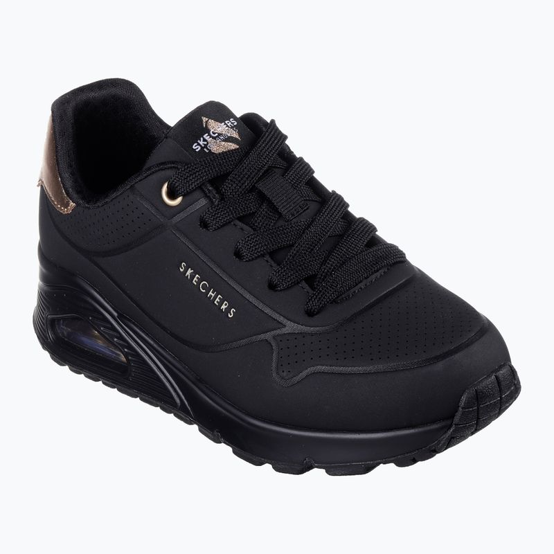 SKECHERS Uno Gen1 Shimmer Away scarpe da bambino nero 8