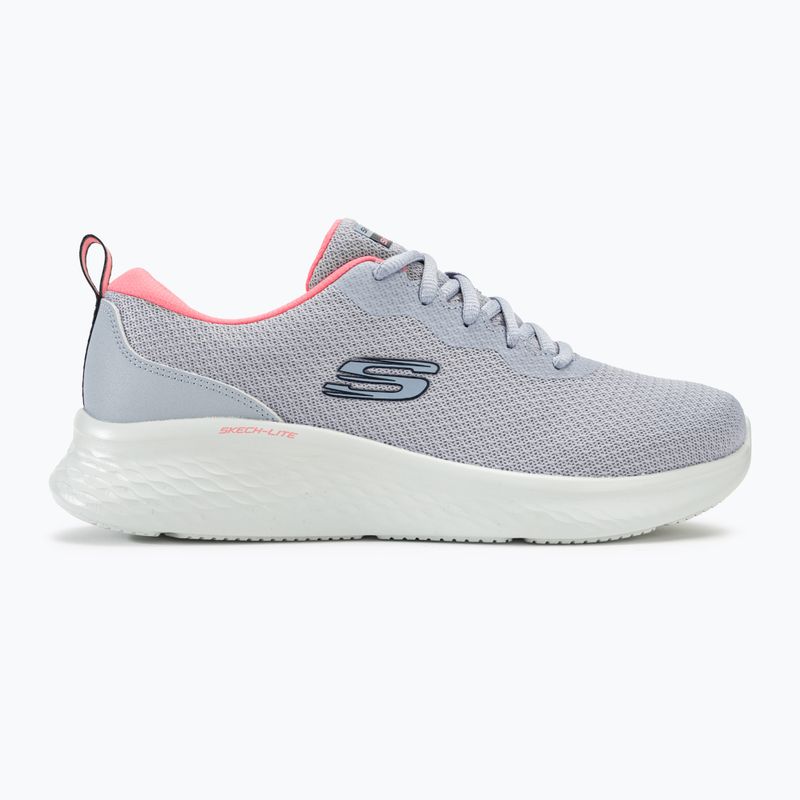 Scarpe SKECHERS Skech-Lite Pro Best Chance da donna in rete ardesia/rosa neon 2
