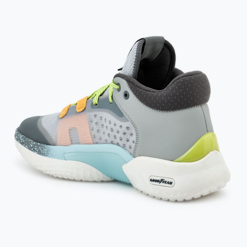 SKECHERS SKX Resagrip scarpe da basket uomo grigio/giallo 3