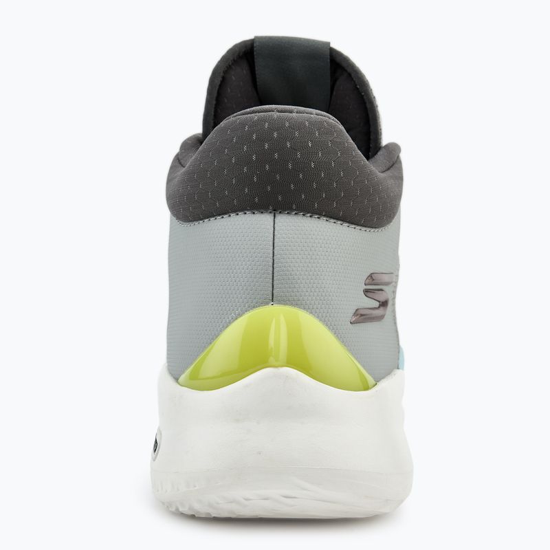 SKECHERS SKX Resagrip scarpe da basket uomo grigio/giallo 6