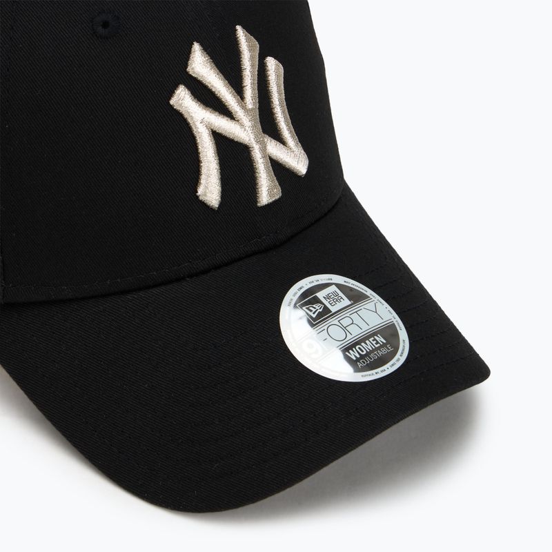 Cappello da baseball New Era Metallic Logo 9Forty New York Yankees nero 3