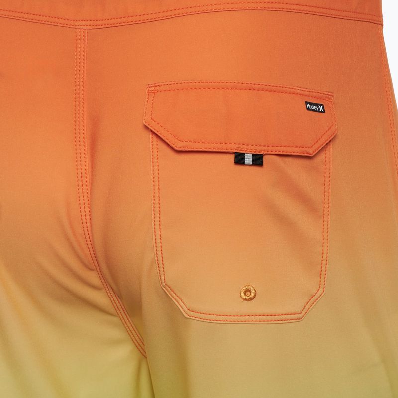 Pantaloncini da bagno Hurley Phantom Block Party 18" da uomo con orango 3