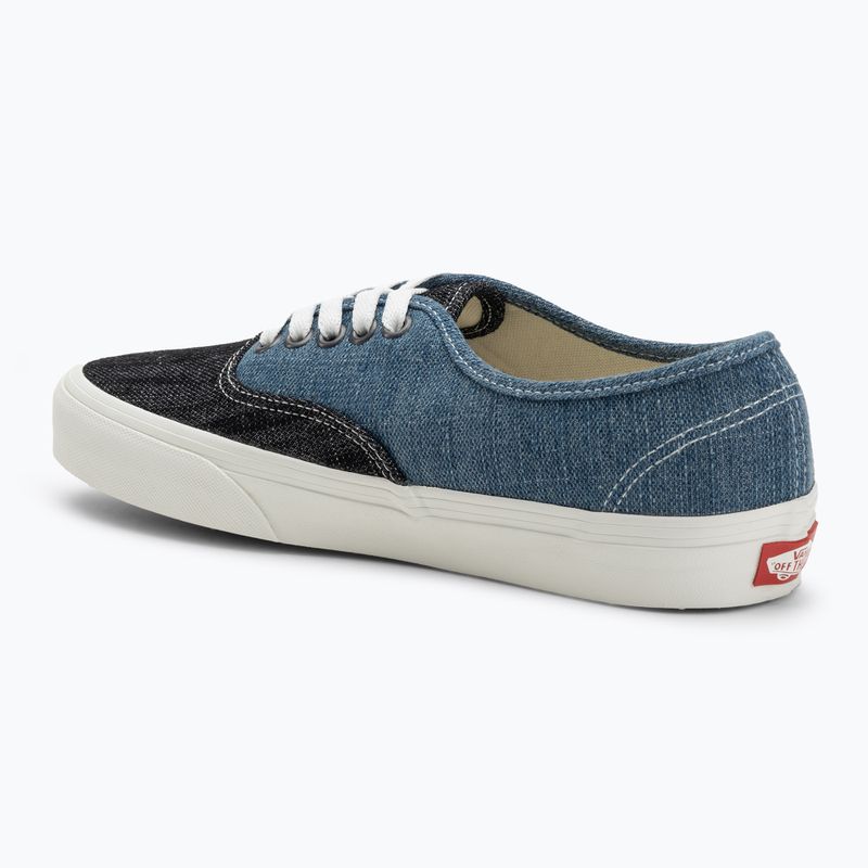 Scarpe Vans Authentic theraded denim blu/bianco 3