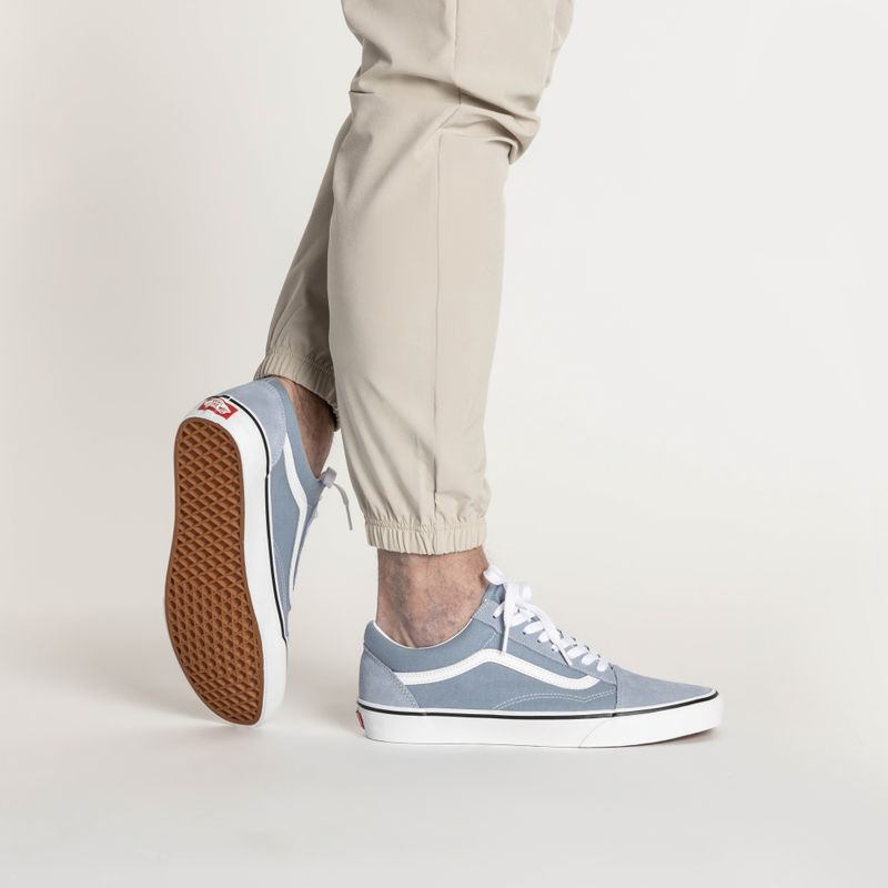 Scarpe Vans Old Skool blu polvere 2