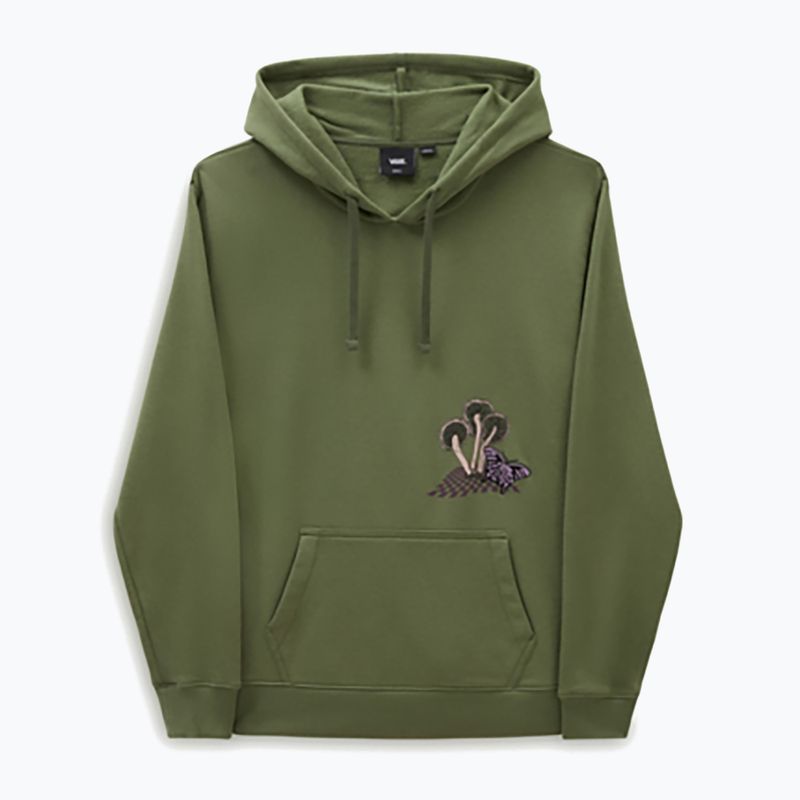 Felpa con cappuccio Vans Dazed Strange Bff Donna olivine