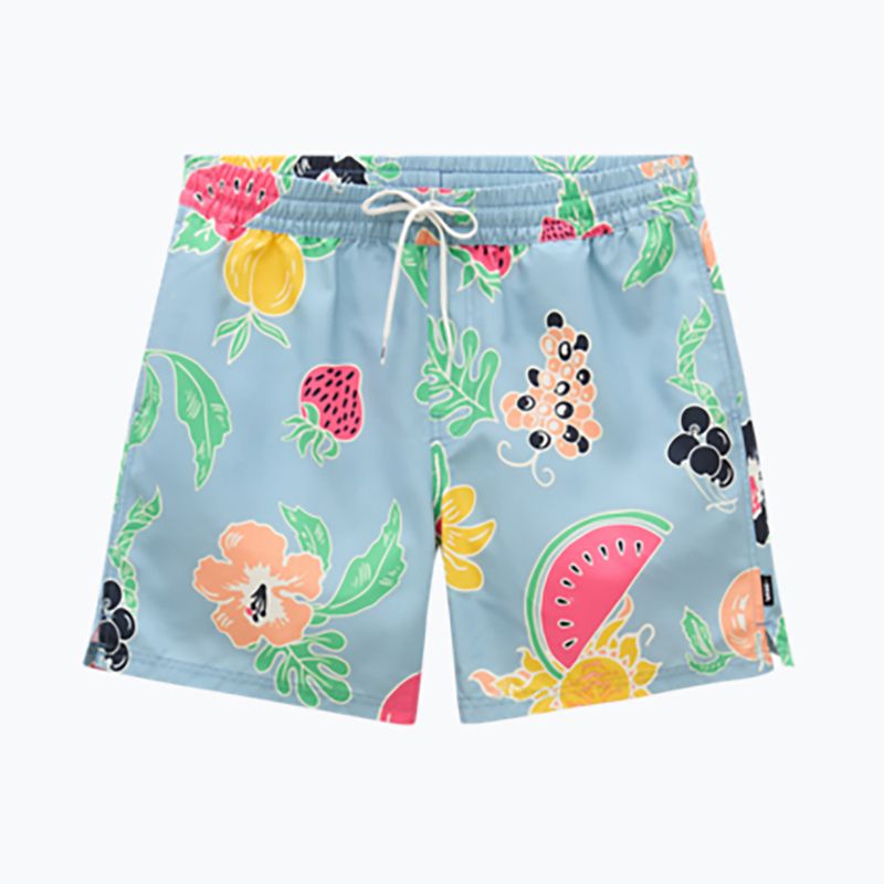 Pantaloncini da bagno elastici con stampa primaria da uomo di Vans