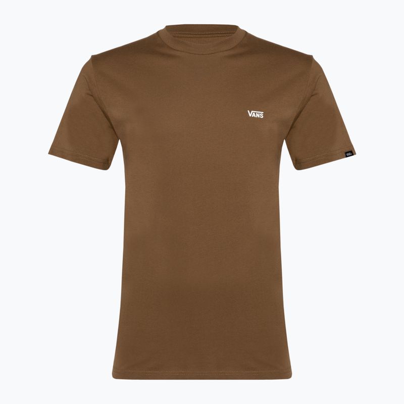 T-shirt da uomo Vans Mn con logo sul petto sinistro, liquore al caffè