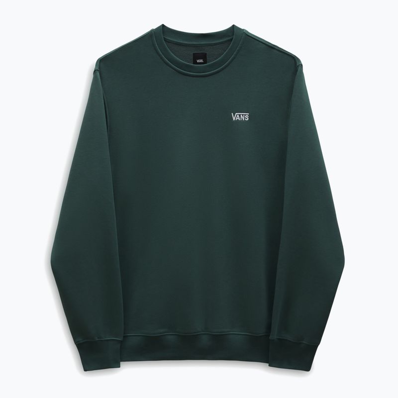 Felpa Vans Core Basic Crew Fleece da uomo verde bistro
