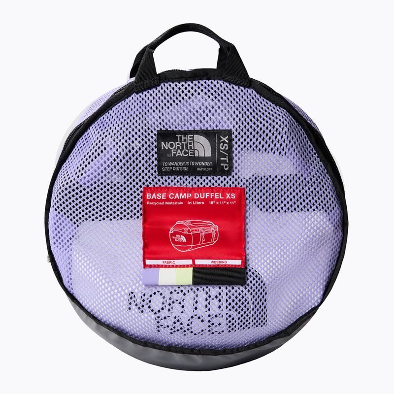 The North Face Base Camp Duffel XS 31 l high purple/astro lime borsa da viaggio 2