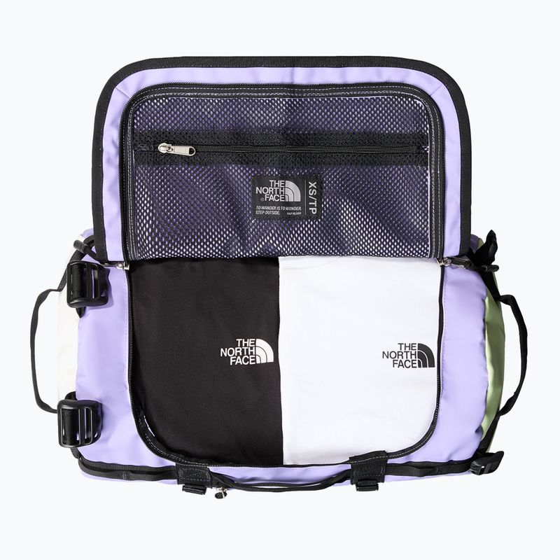 The North Face Base Camp Duffel XS 31 l high purple/astro lime borsa da viaggio 4