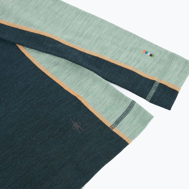 Smartwool Classic Thermal Merino Base Layer 1/2 Zip Hoodie da donna in scatola twilight/verde artico 4