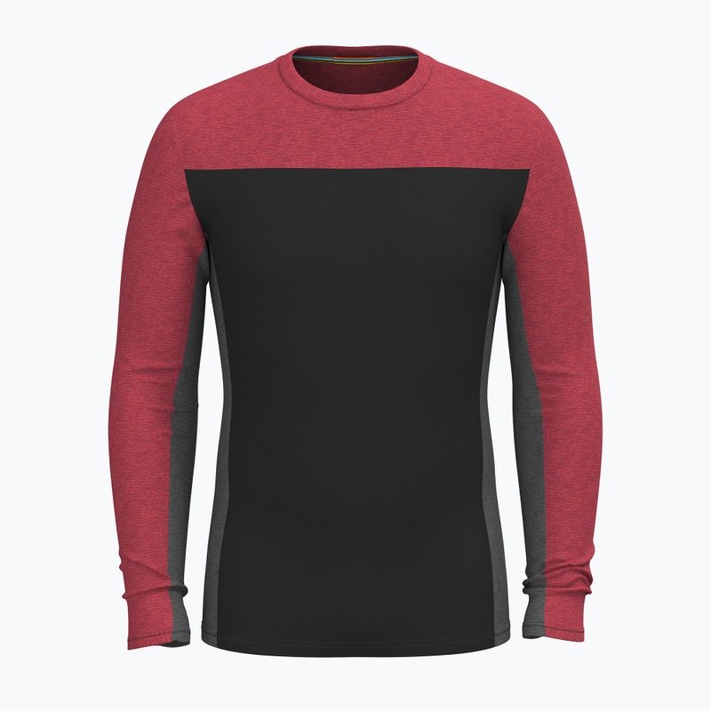 Smartwool Classic Thermal Merino Base Layer Colorblock Crew Uomo nero 3