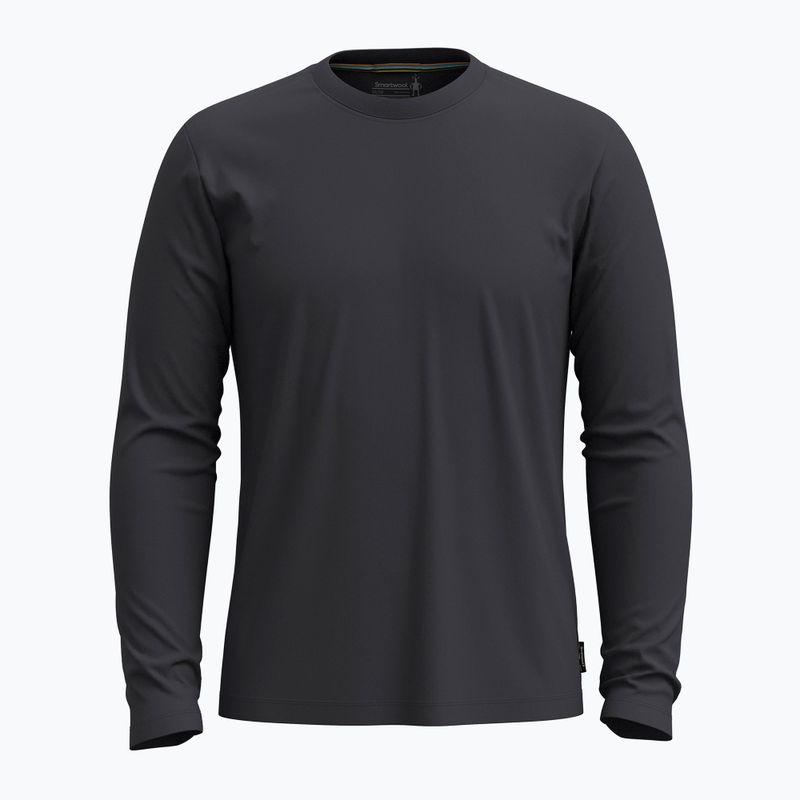 Smartwool Perfect Crew uomo manica lunga trekking nero 3