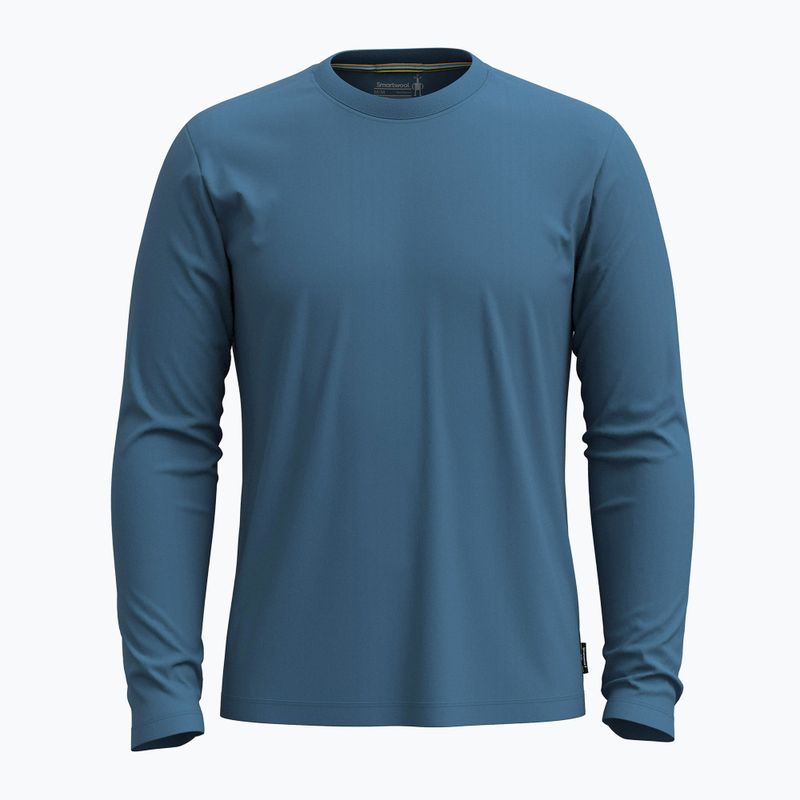 Smartwool Perfect Crew Uomo manica lunga trekking blu notte 3