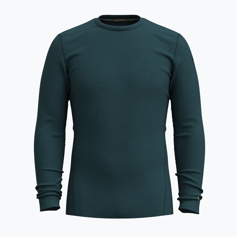 Smartwool Merino 250 Baselayer Crew Uomo in scatola manica lunga termica twilight blue heather 3