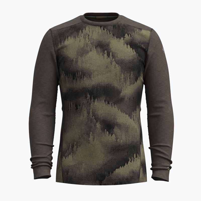 Smartwool Merino 250 Baselayer Crew Uomo in confezione termica a maniche lunghe North Woods Foggy Pines 3