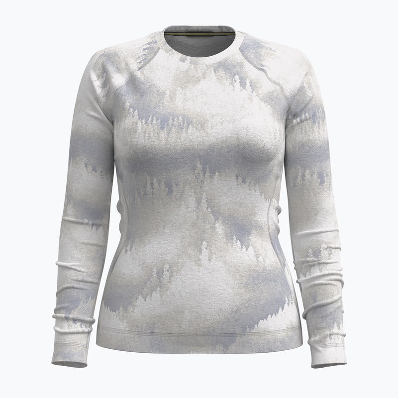 Smartwool Merino 250 Baselayer Crew Donna in scatola manica lunga termica grigio chiaro nebbia pini 3