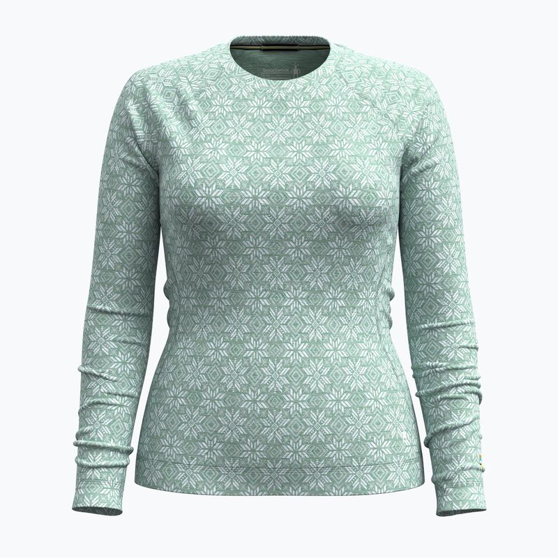 Maglia termica da donna Smartwool Merino 250 Baselayer Crew Boxed arctic green digi snow 3