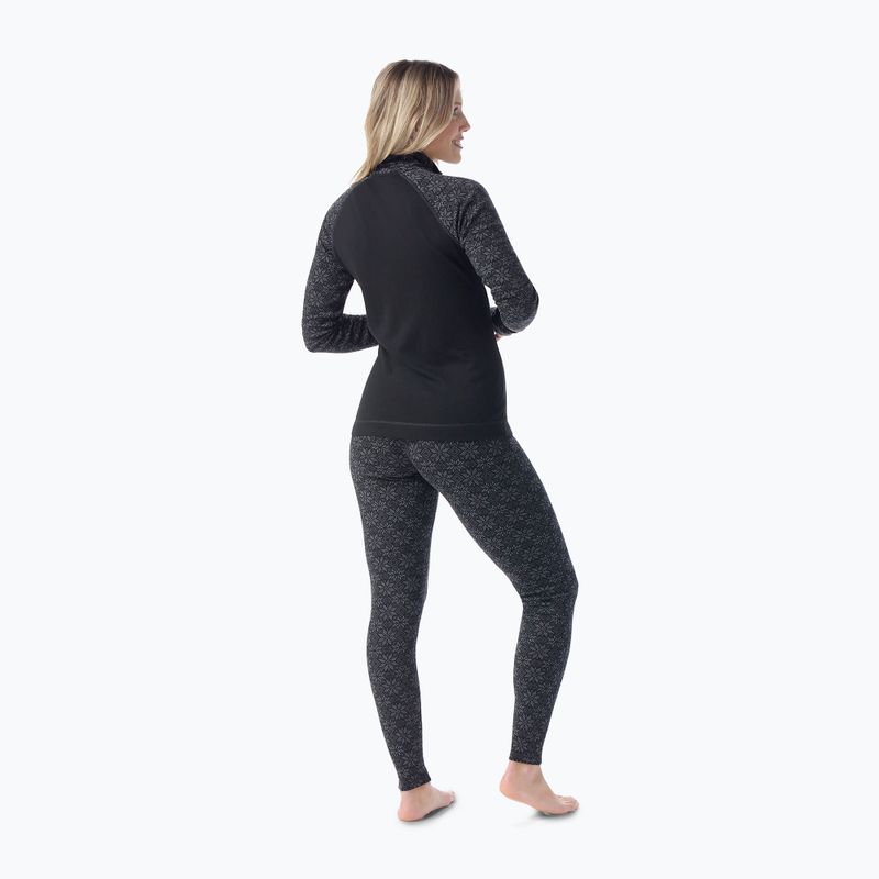 Pantaloni termici da donna Smartwool Classic Thermal Merino Base Layer Bottom Boxed nero digi snow 2