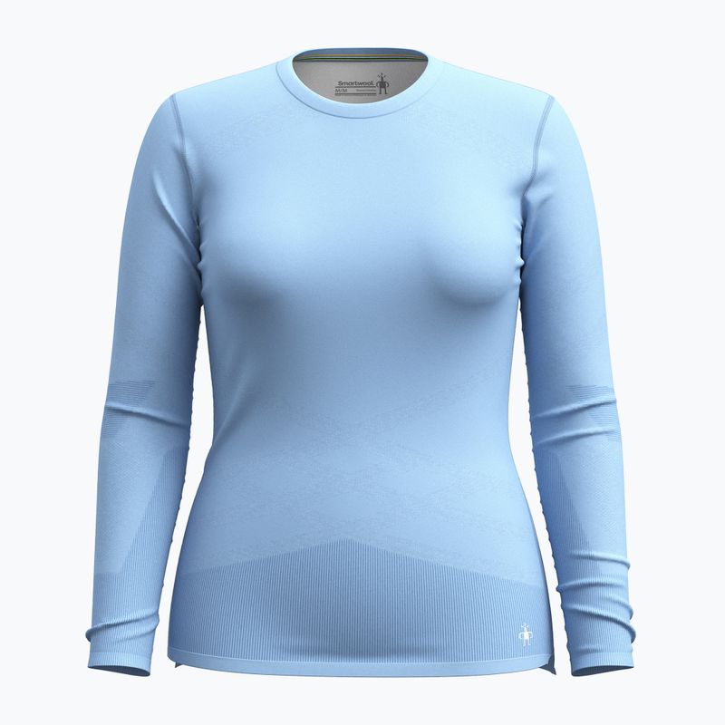 Maglia termica da donna Smartwool Intraknit Thermal Merino Baselayer Crew serene blue/white 3