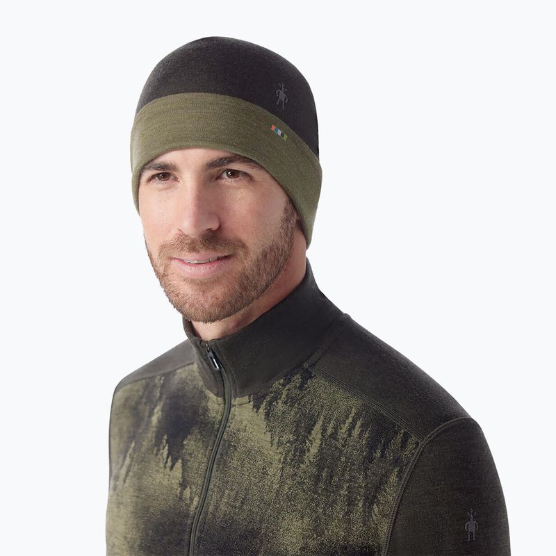 Cappello invernale Smartwool Merino Reversible Cuffed north woods heather