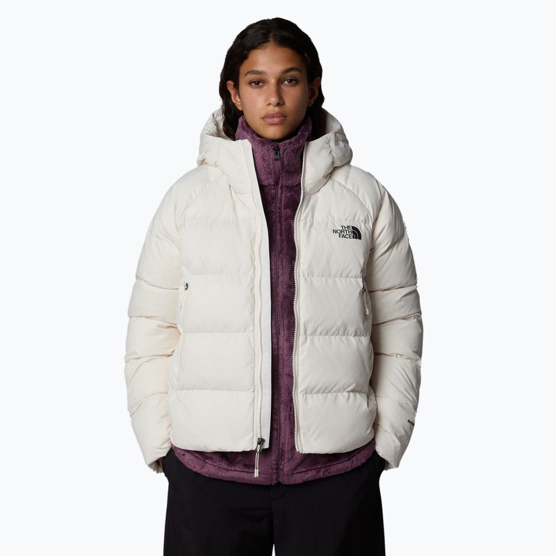 Piumino da donna The North Face Hyalite Down Hoodie bianco dune 4