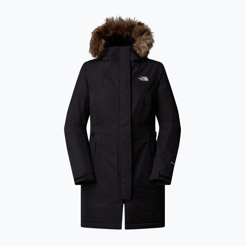 Piumino da donna The North Face Zaneck Parka nero/nero 5