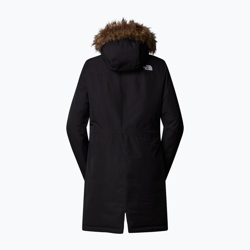 Piumino da donna The North Face Zaneck Parka nero/nero 6