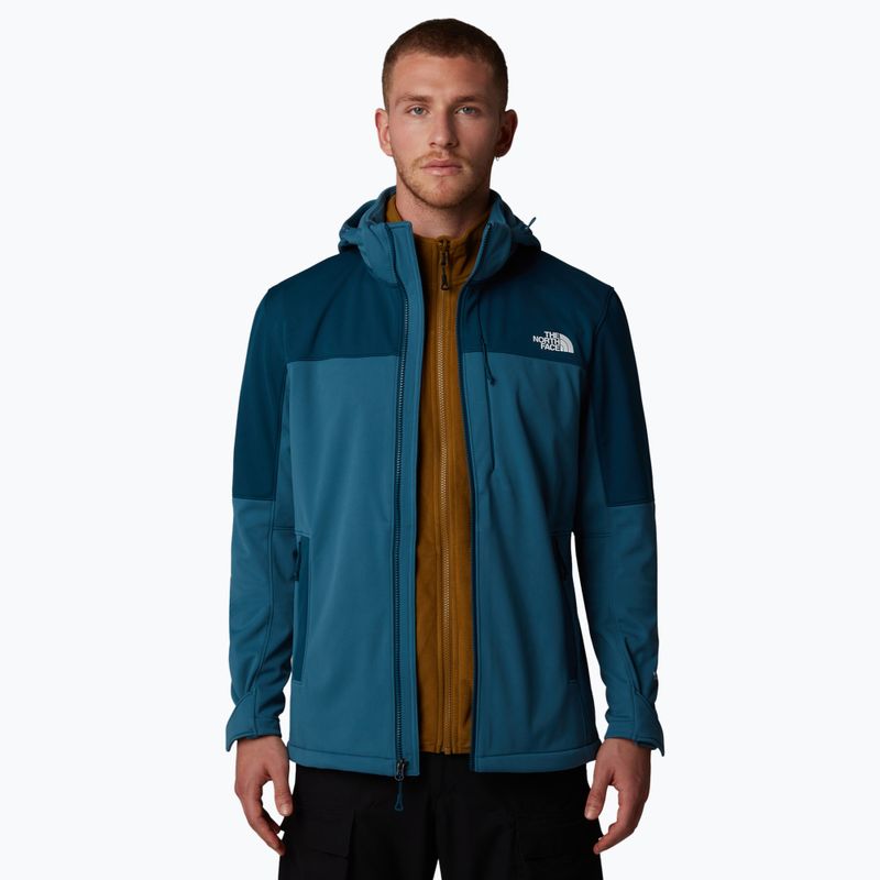 Giacca softshell da uomo The North Face Diablo Softshell Detachable Hood midnight petrol/mallard 4