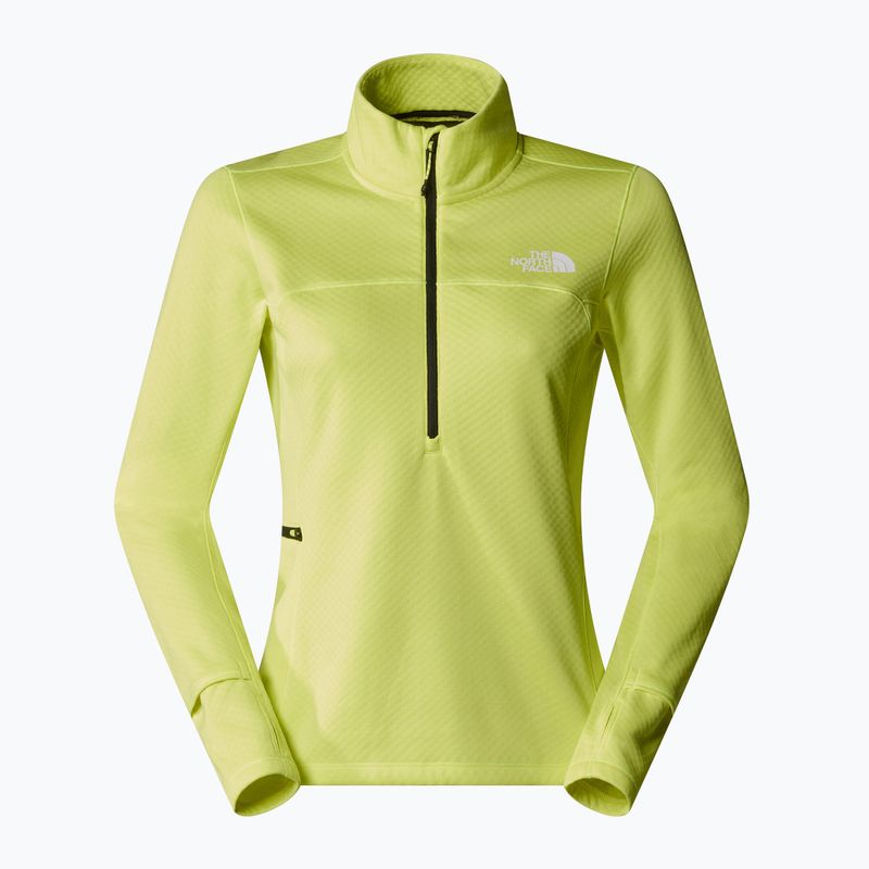 Felpa running da donna The North Face Winter Warm Pro 1/4 Zip giallo lucciola 4