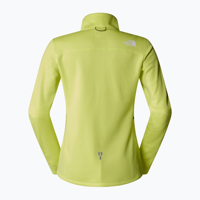 Felpa running da donna The North Face Winter Warm Pro 1/4 Zip giallo lucciola 5