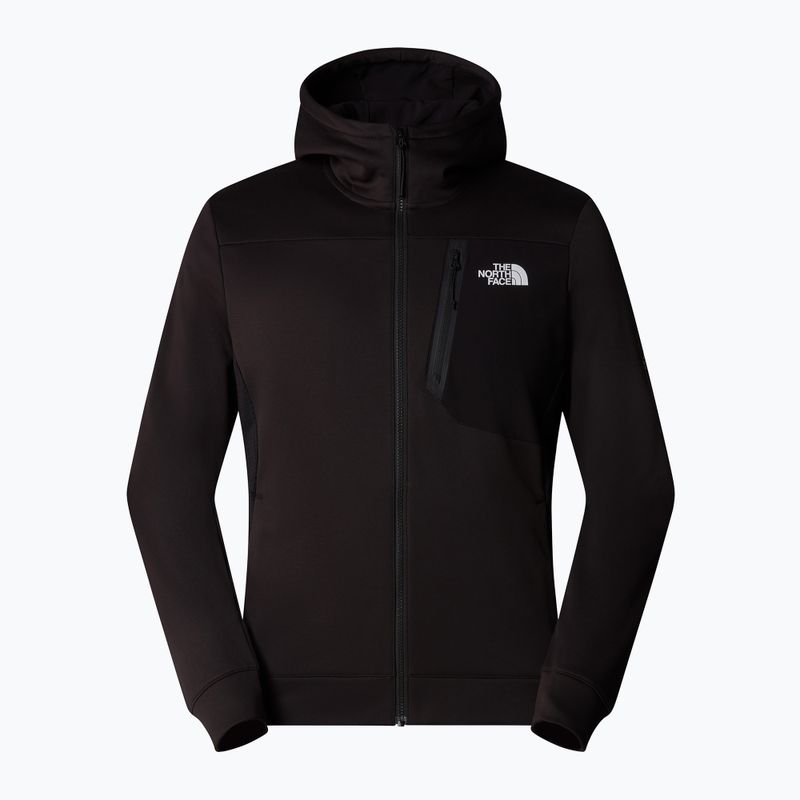 Felpa The North Face Mountain Athletics Full Zip in pile da uomo nero 5