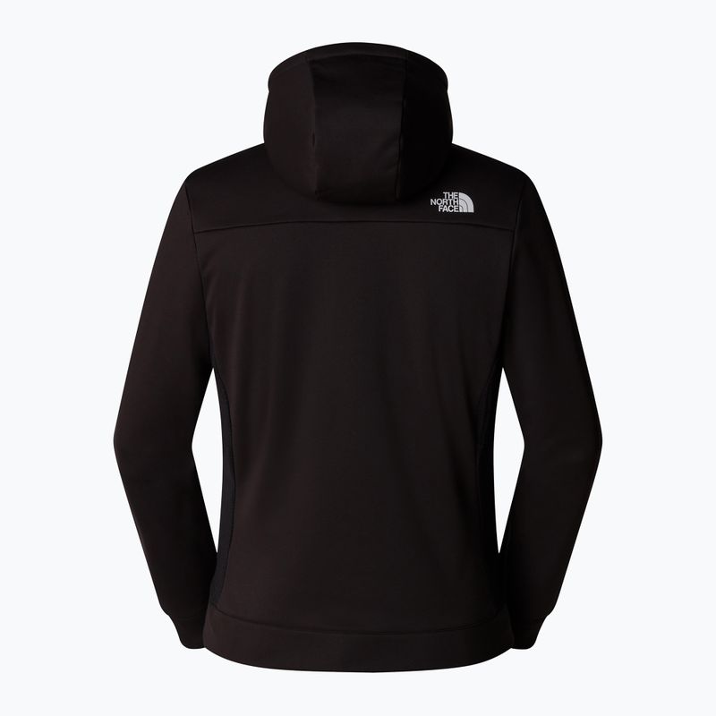 Felpa The North Face Mountain Athletics Full Zip in pile da uomo nero 6