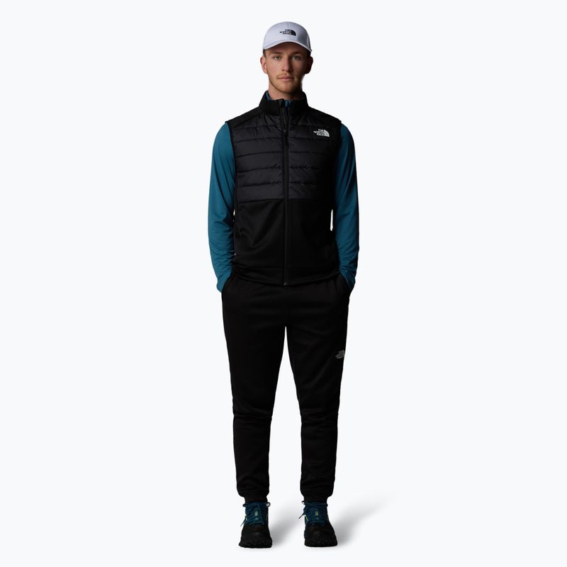 Gilet The North Face Reaxion Hybrid uomo nero/grigio asfalto 2