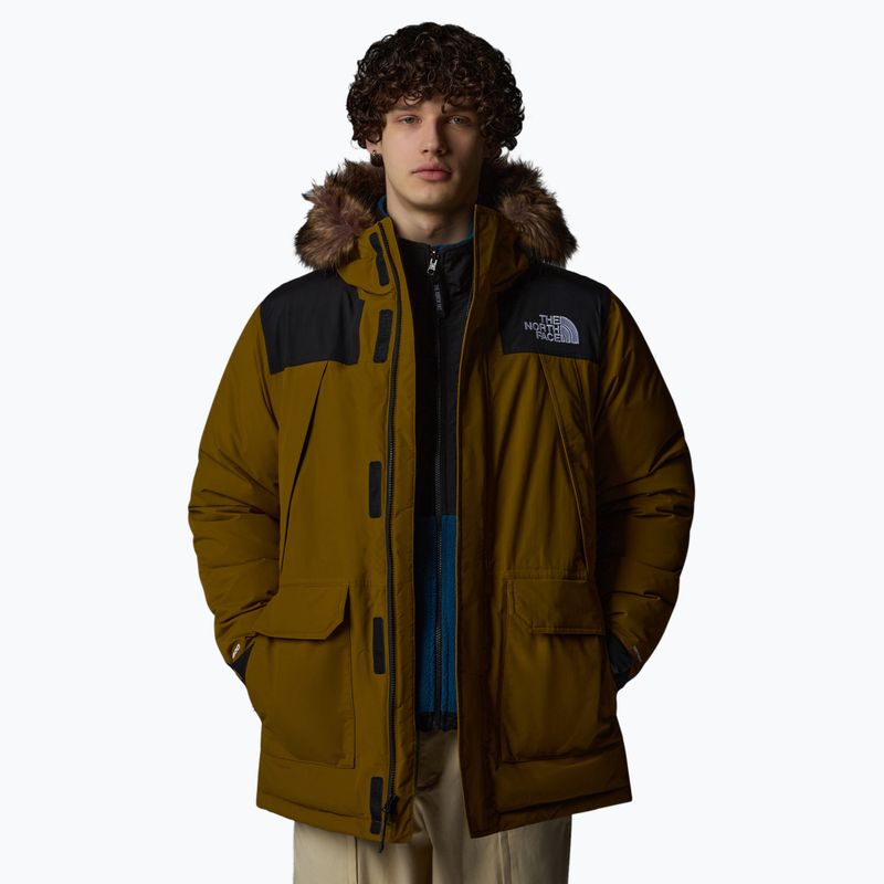 Piumino da uomo The North Face Mcmurdo Parka verde muschio / nero 4
