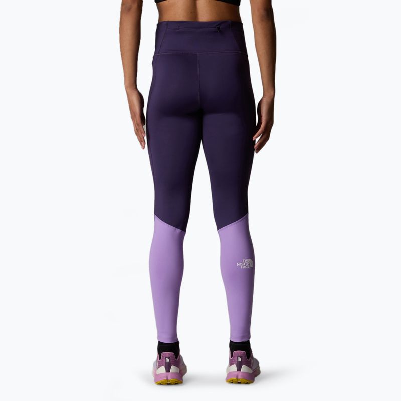 Leggings da corsa da donna The North Face Trail Run enternal viola/granito viola 3