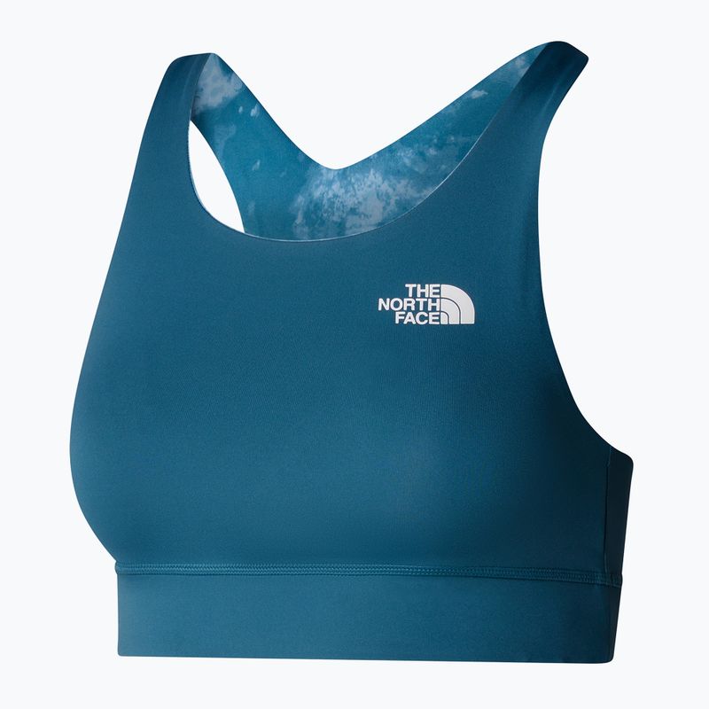 The North Face Flex Reversible blu germano micro reggiseno da allenamento 3